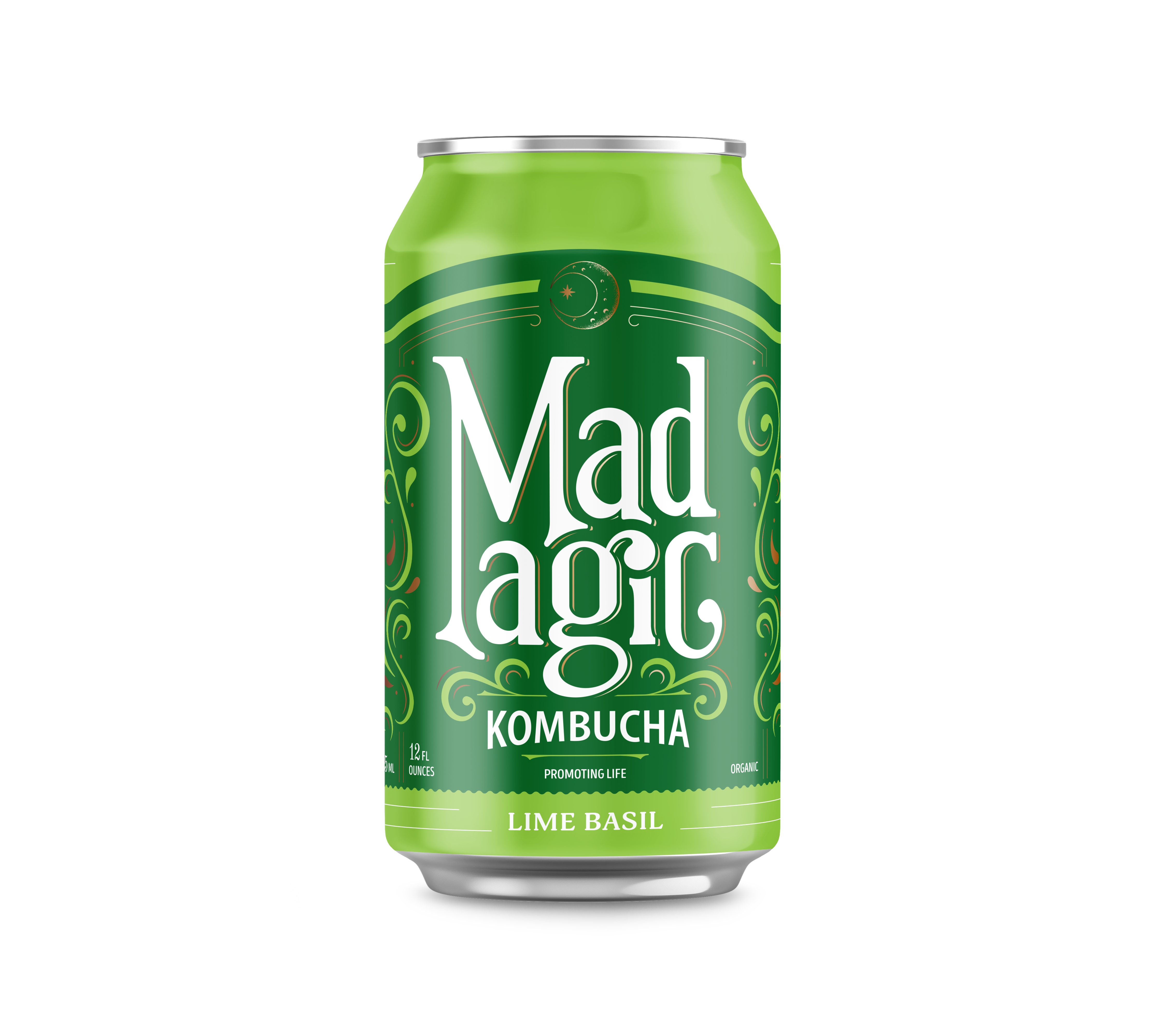 Mad Magic Lime Basil Kombucha