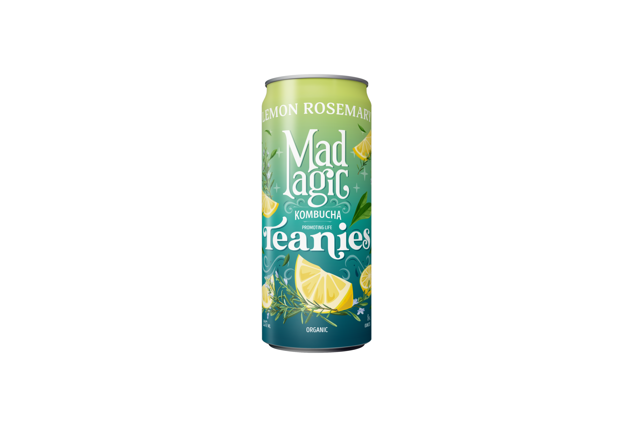 Mad Magic Lemon Rosemary Teanies Kombucha